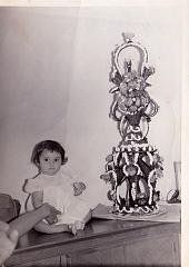 GHISLAINE et LA PIECE MONTEE QU AVAIT FAIT MON GRAND PERE JUAN SERRA ET GISLAINE GIMENEZ